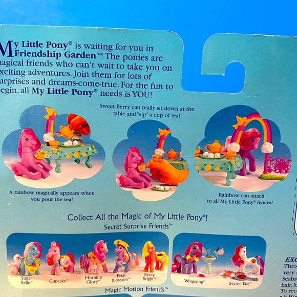 MY LITTLE PONY G2 VTG 1997 NWT MAGIC MOTION FRIENDS SWEET BERRY & ACCESS… - Picture 13 of 15